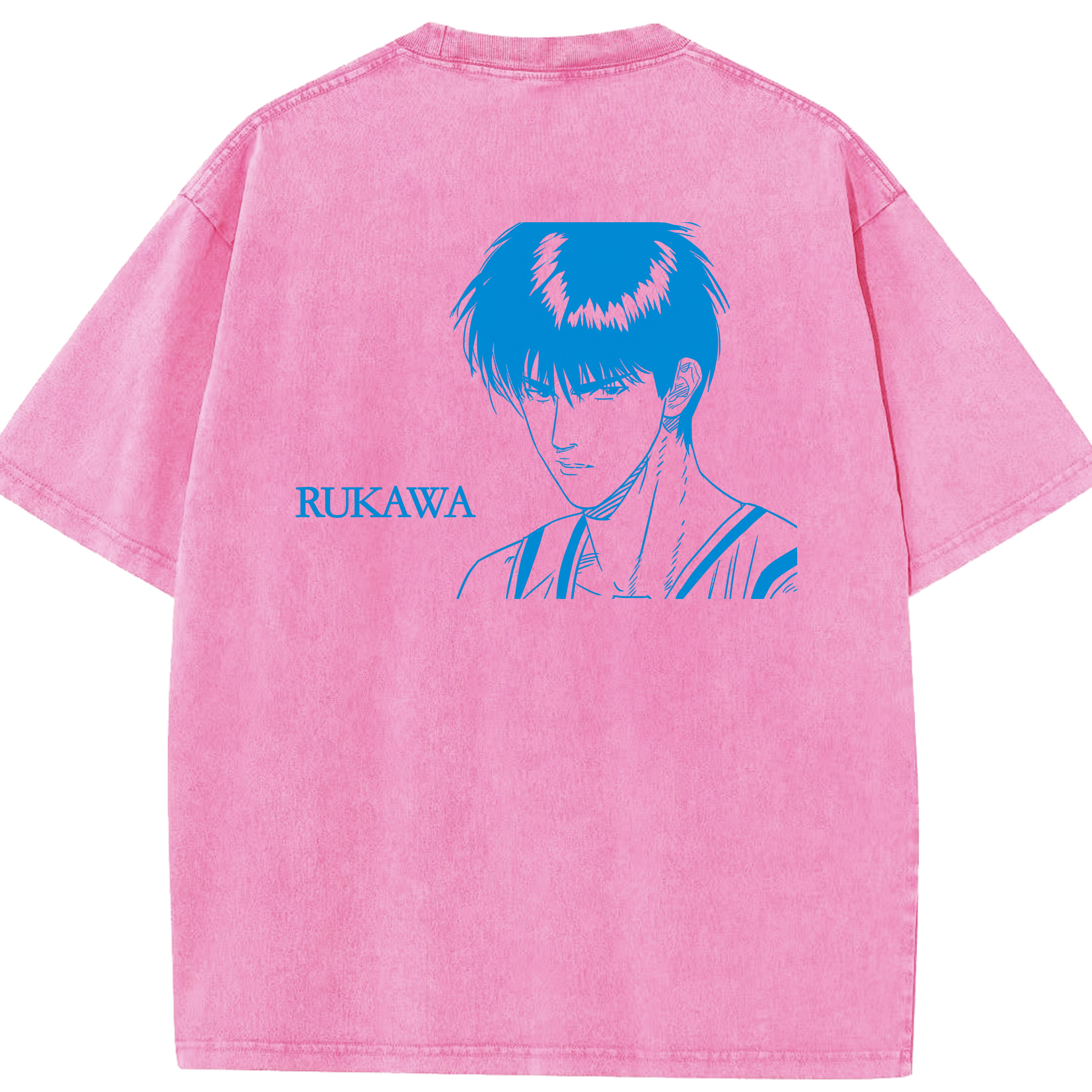（画像用） SLAM DUNK／スラムダンク 綿100% ヴィンテージ風 半袖Tシャツ（背面プリント）